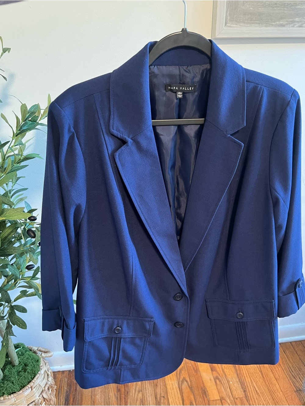 Napa Valley Women's Classic Navy Blazer